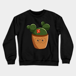 Cute potted cactus Crewneck Sweatshirt